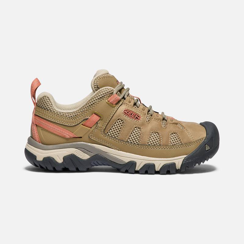 Keen Targhee Vent Wanderschuhe Damen DE-61324 Sandy/Cornstalk - Keen Damenschuhe Braun